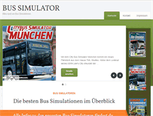 Tablet Screenshot of bussimulationen.com